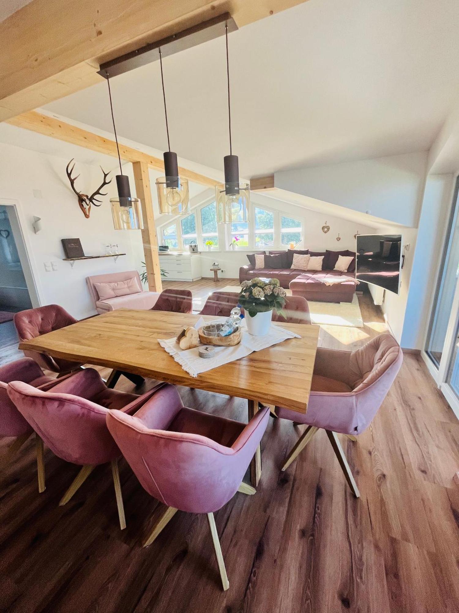 23 Neu Erbaute Ferienwohnung Mit Schloss- Und Panoramablick Halblech Exterior photo